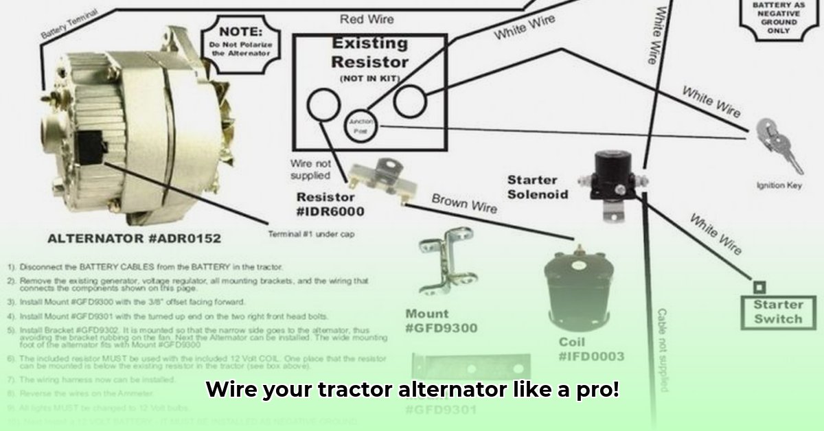 how-to-wire-a-one-wire-alternator-on-a-tractor